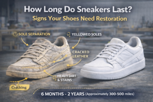 Read more about the article How Long Do Sneakers Last? Signs Your Shoes Need Restoration